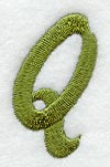 Book Script Letter Q (3 Inch)