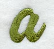 Book Script Lower Case Letter a (3 Inch)