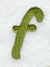 Book Script Lower Case Letter f (3 Inch)