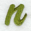 Book Script Lower Case Letter n (3 Inch)