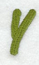 Book Script Lower Case Letter y (3 Inch)