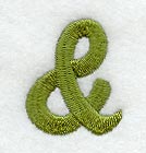 Book Script Ampersand (3 Inch)