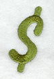 Book Script Dollar Sign (3 Inch)