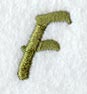 Book Script Letter F (3 Inch)