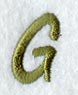 Book Script Letter G (3 Inch)