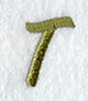 Book Script Letter T (3 Inch)