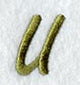 Book Script Letter U (3 Inch)