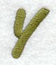 Book Script Letter Y (3 Inch)