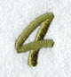 Book Script Number 4 (3 Inch)