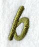 Book Script Lower Case Letter b (3 Inch)