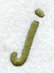 Book Script Lower Case Letter j (3 Inch)