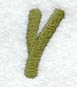 Book Script Lower Case Letter y (3 Inch)