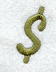 Book Script Dollar Sign (3 Inch)