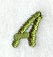 Book Script Letter A (3 Inch)