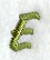 Book Script Letter E (3 Inch)