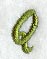 Book Script Letter Q (3 Inch)
