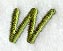 Book Script Letter W (3 Inch)