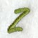Book Script Letter Z (3 Inch)