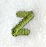 Book Script Lower Case Letter z (3 Inch)