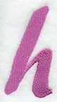 Carla Lower Case Letter h (3 Inch)