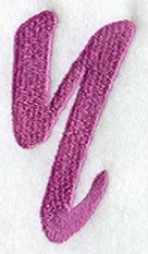 Carla Lower Case Letter y (3 Inch)