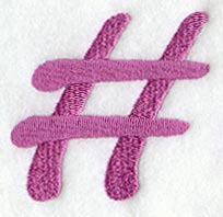 Carla Number Sign (3 Inch)