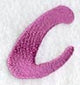 Carla Lower Case Letter c (3 Inch)