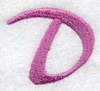 Carla Letter D (3 Inch)