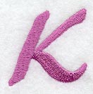 Carla Letter K (3 Inch)