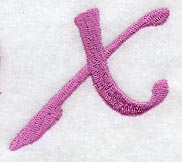 Carla Letter X (3 Inch)
