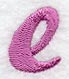 Carla Lower Case Letter e (3 Inch)
