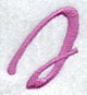 Carla Letter J (3 Inch)