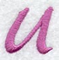 Carla Letter U (3 Inch)