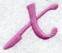 Carla Letter X (3 Inch)