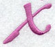 Carla Letter X (3 Inch)