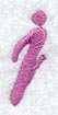 Carla Lower Case Letter j (3 Inch)