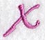 Carla Letter X (3 Inch)