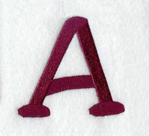 Casual Serif Letter A (3 Inch)