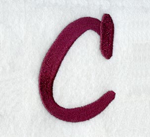 Casual Serif Letter C (3 Inch)