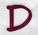 Casual Serif Letter D (3 Inch)