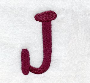 Casual Serif Letter J (3 Inch)
