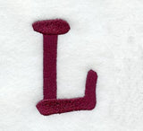 Casual Serif Letter L (3 Inch)