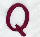 Casual Serif Letter Q (3 Inch)