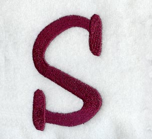 Casual Serif Letter S (3 Inch)