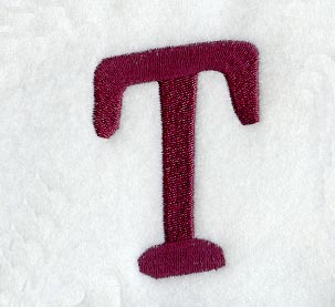 Casual Serif Letter T (3 Inch)