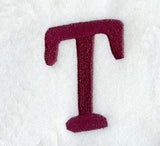 Casual Serif Letter T (3 Inch)