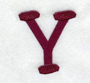 Casual Serif Letter Y (3 Inch)