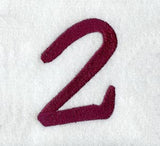 Casual Serif Number 2 (3 Inch)