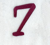 Casual Serif Number 7 (3 Inch)