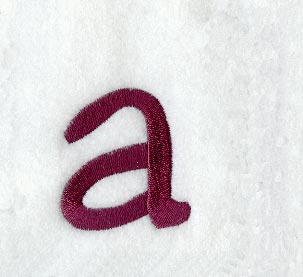 Casual Serif Lower Case Letter a (3 Inch)
